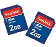 SanDisk 2GB SD (Secure Digital) Card - Twin Pack