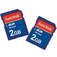 SanDisk 2GB SD Card - TWIN PACK