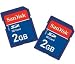 SanDisk 2GB SD (Secure Digital) Card - Twin Pack