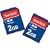 SanDisk 2GB SD (Secure Digital) Card - Twin Pack