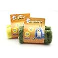Multipet Happy Hut Plush Cage Hut for Birds, Assorted Green, Grey and Yellow Colors