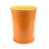 Fiesta Tangerine 447 Fiesta Utensil Crock by Fiesta