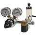 CO2 Regulator Deluxe - Dual Gauge, Solenoid, Bubble Counter