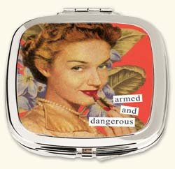 HealthPersonalCare: Armed And Dangerous Compact Mirror