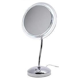 Zadro 6X S-Neck Surround Light Vanity Mirror