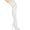 white stretch patent w/zip
