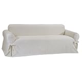 Classic Slipcovers Vine Matelasse Sofa Slipcover, Ivory