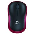 Logitech - Wireless Mouse M185 - Souris sans-fil - 2.4 GHz - r�cepteur sans-fil USB - rouge