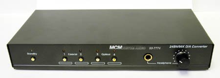 New Toslink / Coax Digital Input To Line Level Output Converter 24bit / 96k D/A Led Indication