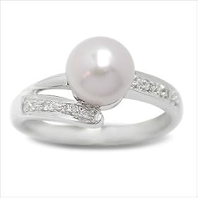 Mengi Japanese Akoya Cultured Pearl Ring by American Pearl Jewelers