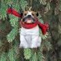 Bulldog Ornament - Hanging Christmas Ornament