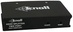 Knoll Systems HDMI-DA2 1 Input 2 Output HDMI Distribution Amplifier
