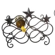 French Fleur De Lis Wine Bottle Holder Rack Storage by CBK
