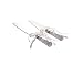 Personalized Lead Crystal Wedding Cake Knife and Server Set with Free Engraving & Shipping