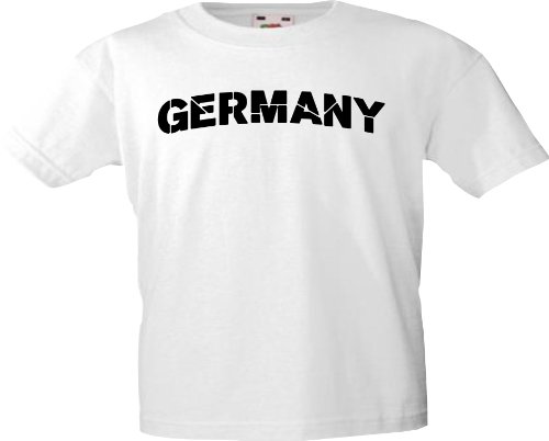 Kinder-Shirt EM WM Trikot GERMANY TRIKOT STYLE Größe 104-182