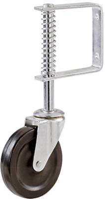 Shepherd #9785 4 Rubber Black Gate Caster