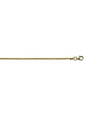 18KT Yellow Wheat 1.7mm Necklaces Length = 30