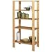 5 Shelf 16" (Natural) (60"H x 30"W x 17"D)