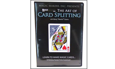 The Art of Card Splitting with Marty Grams DVD - Card Magic Tricks