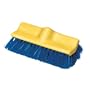 Rubbermaid Bi-Level Deck Scrub Brush, Polypropylene Fibers, 10 Plastic Block, Tapered Hole