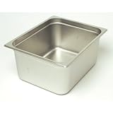 Stainless Steel Steam Hotel Pan Half Size 6''D