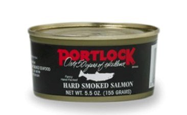 FREE STD GROUND SHIPPING Canned Hard Smoked King Salmon (6) 6.5 oz. by Canned Foods