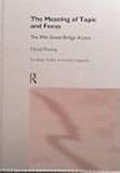 Meaning of Topic and Focus (Routledge Studies in Germanic Linguistics)