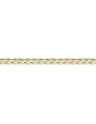 14K Gold 8.5mm Mariner Link Bracelet