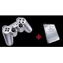 PlayStation 2 Peripheral Double Pack silver (MemoryCard 2 + DualShock Controller)