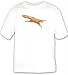 T-shirt with squirrel, flying, rodent, animal, tail