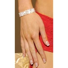 Elegant Moments Rhinestone stretch bracelet w/ 4 rows J1303 by Elegant%20Moments
