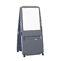 Presentation Flipchart Easel with Dry Erase Surface, 33 x 28, Gray