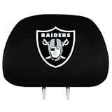 Oakland Raiders Headrest Covers