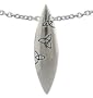 Celtic Silver Oxidised Trinity Knot Pendant