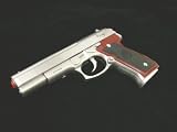 NEW SILVER AIRSOFT GUN MODEL AK-757 PISTOL REPLICA TOY