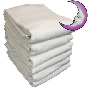 Leakmaster night weight gauze prefold diaper - large (7…