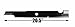 USA Mower Blades U15205BP (3) High-Lift for Exmark 103-6383 103-6383-S Length 20-1/2 in. Width 2-1/2 in. Thickness .250 in. Center Hole 15/16 in. 60 in. Deck