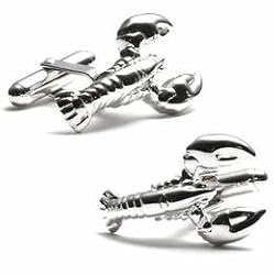 Lobster Cufflinks - Sterling Silver