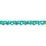 Creative Teaching Press Dots on Turquoise Border (1038)