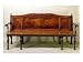 Chippendale Mahogany Carved Hall Settee, circa 1770 Art Giclee Poster Print, 24x18