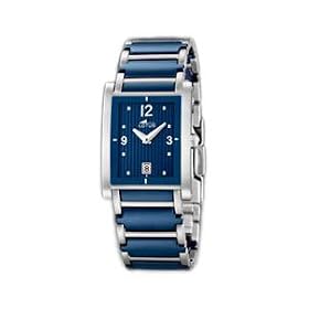 Lotus - 15585/2 - Montre Femme - Quartz Analogique - Bracelet c�ramique Bleu