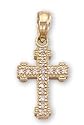 14kt Gold Religious Pendant with Diamonds - DS1067
