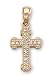 14kt Gold Religious Pendant with Diamonds - DS1067