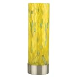 Accent Light with Mixed Yellow Glass Shade