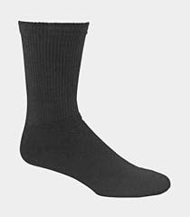 Fruit of the Loom Men's 5pk Black Crew Socks