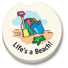 Life's a Beach Car Coaster, Single