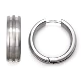 Titanium Huggie Hoop Earrings