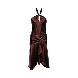 Gathered Keyhole Asymmetric Formal for Bridesmaid Formal Prom