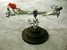 THIRD HAND DOUBLE CLAMP WITH ROUND BASE