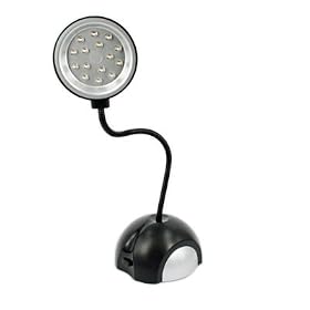 Black Modern LED Mini Desk Light - USB or Battery Power